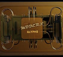 CyberHumLogo 1111 A picture of the front cover of modern glyphs.